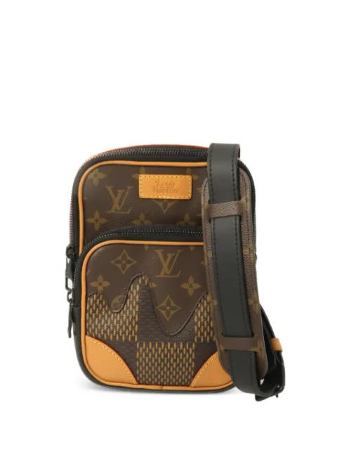 Louis Vuitton Pre-Owned x Nigo Amazon Sling Damier Giant messenger bag Brown N40379
