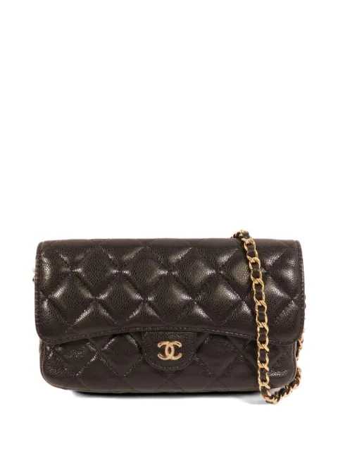 CHANEL Pre-Owned CC turn-lock shoulder bag Black AP2096