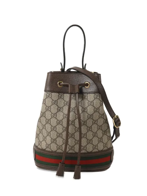 Gucci Pre-Owned Ophidia GG bucket shoulder bag Neutrals 550621