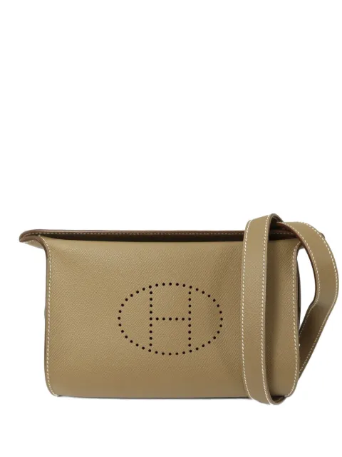 Hermès Pre-Owned Videpoches leather shoulder bag Brown W18