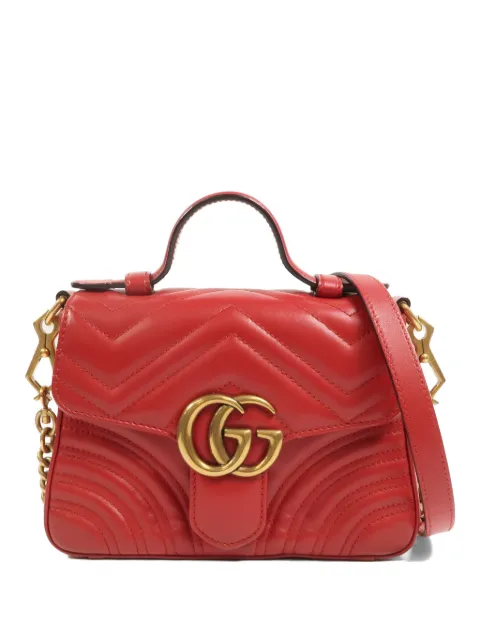 Gucci Pre-Owned GG Marmont tote bag Red 547260