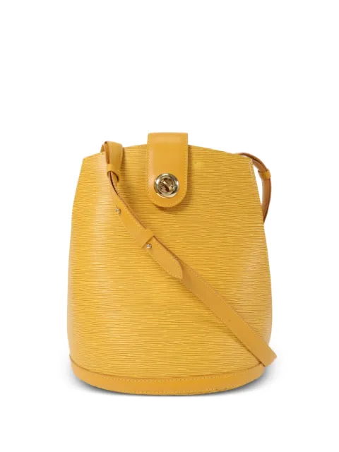 Louis Vuitton Pre-Owned Cluny leather shoulder bag Yellow M52259