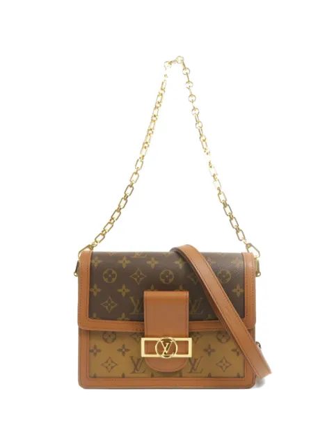 Louis Vuitton Pre-Owned MM Dauphine monogram reverse shoulder bag Brown M44391