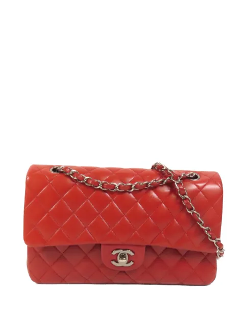 CHANEL Pre-Owned medium Classic Flap shoulder bag Red CLASSIC25
