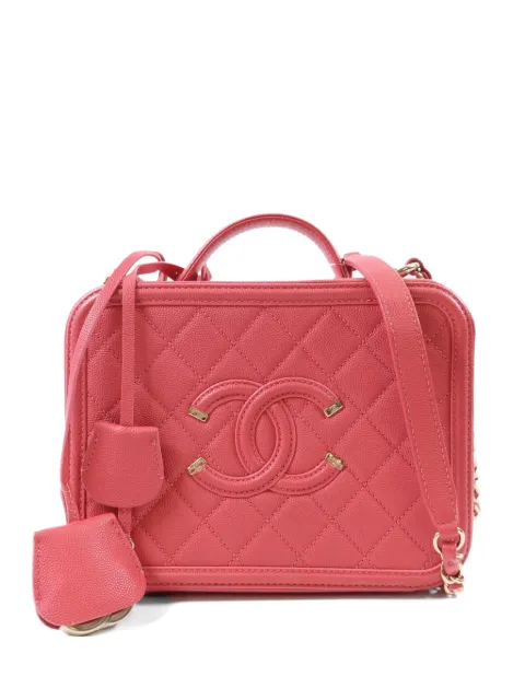 CHANEL Pre-Owned CC Vanity Case tote bag Pink VANITYCASE