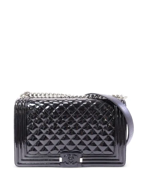 CHANEL Pre-Owned Boy quilted cross body bag Black A92193