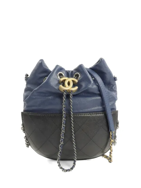 CHANEL Pre-Owned Gabrielle shoulder bag Black CHAINSHOULDER