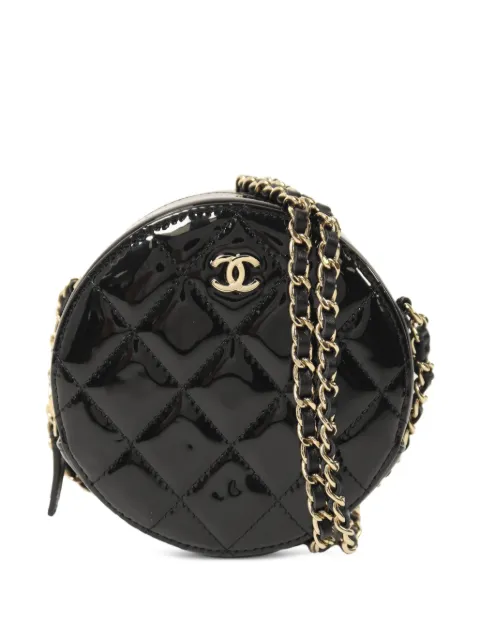 CHANEL Pre-Owned quilted CC shoulder bag Black CHAINSHOULDER