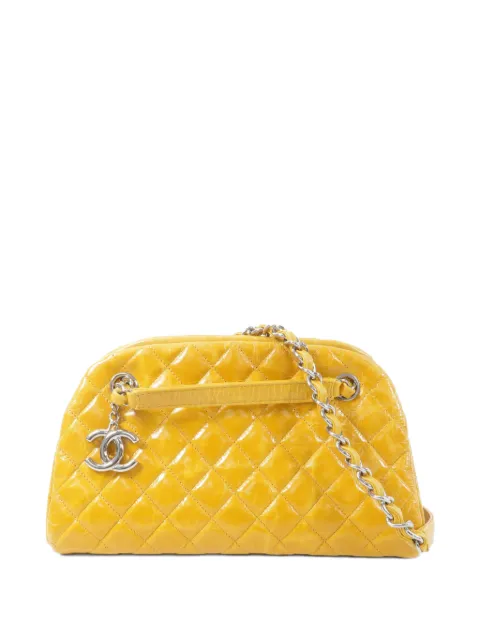 CHANEL Pre-Owned CC chain shoulder bag Yellow CHAINSHOULDER