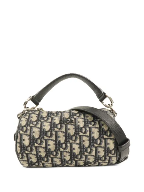 Christian Dior Pre-Owned Oblique Roller shoulder bag Neutrals MINIROLLERBAG