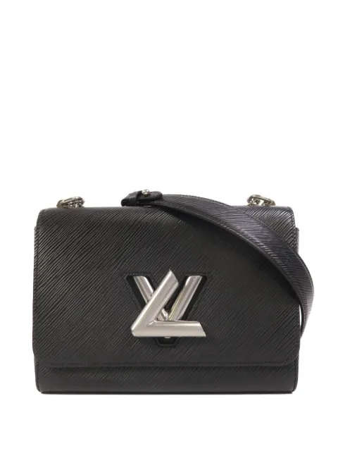 Louis Vuitton Pre-Owned MM Twist calfskin shoulder bag Black M21110