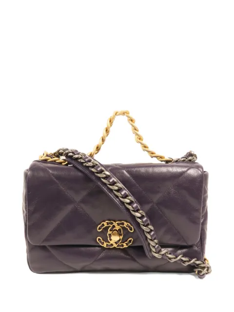 CHANEL Pre-Owned CC turn-lock shoulder bag Purple C19SMALL