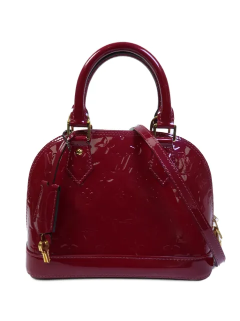Louis Vuitton Pre-Owned Alma Monogram Vernis tote bag Red M91771