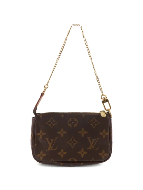 Louis Vuitton Pre-Owned Mini Pochette Accessoires Monogram canvas tote bag Brown M58009