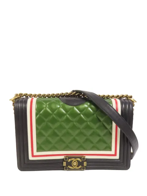 CHANEL Pre-Owned Boy CC chain shoulder bag Black BOY28
