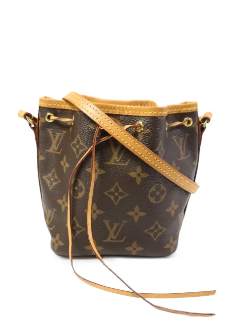 Louis Vuitton Pre-Owned nano Noe Monogram shoulder bag Brown M41346