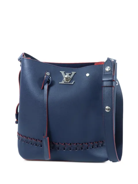 Louis Vuitton Pre-Owned Lockme bucket bag Blue M54681