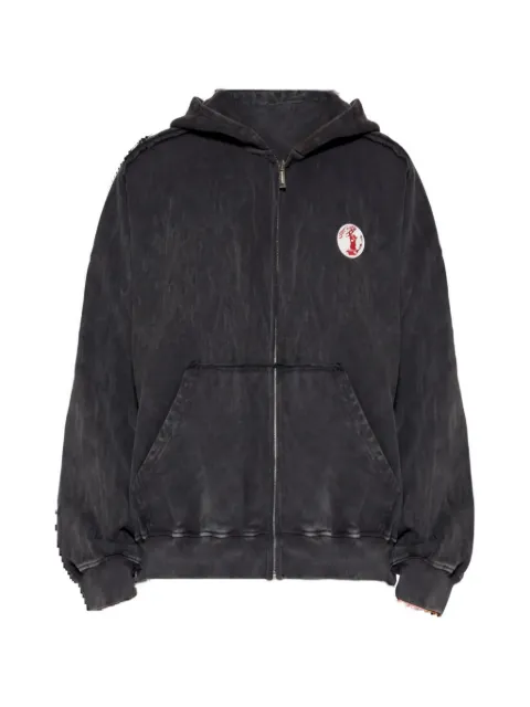 SSSTUFFF LED Missing Cat hoodie Black STFAW25MCLZUPCB