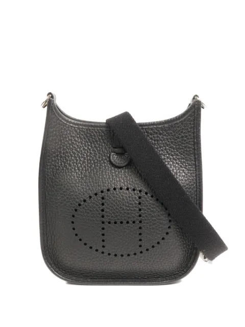 Hermès Pre-Owned TPM Evelyne leather shoulder bag Black W89