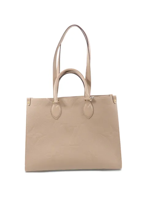 Louis Vuitton Pre-Owned MM On The Go tote bag Neutrals M45607