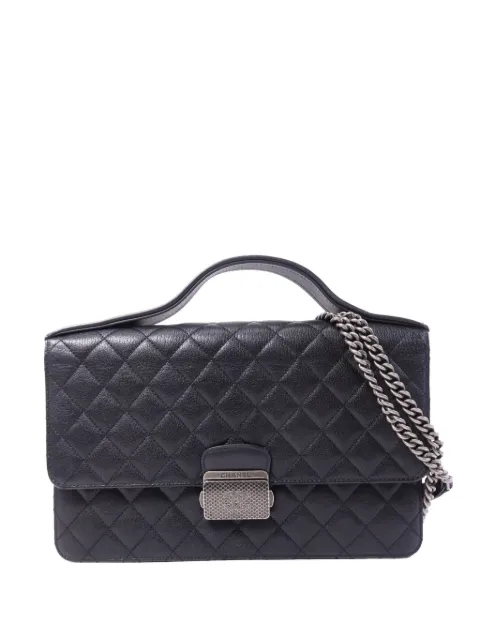 CHANEL Pre-Owned CC University flap shoulder bag Black CCUNIVERSITYFLAPBAG