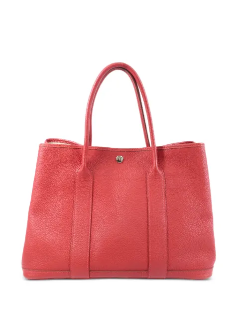 Hermès Pre-Owned 2013 PM Garden Party Negonda leather tote bag Red QQ5