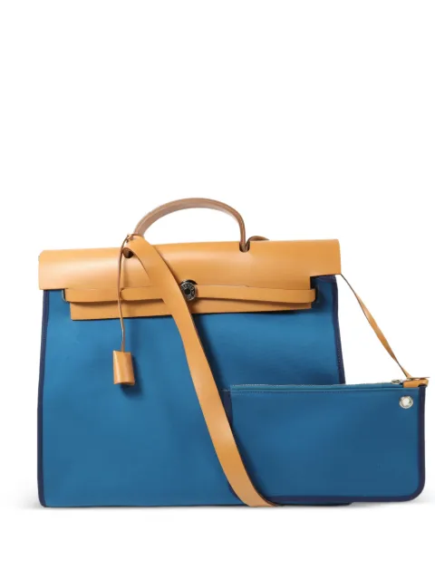 Hermès Pre-Owned Herbag MM shoulder bag Blue Q7WPHW