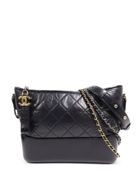 CHANEL Pre-Owned Gabrielle quilted shoulder bag Black GABRIELLEMEDIUM
