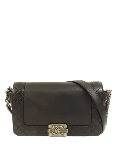 CHANEL Pre-Owned Boy CC chain shoulder bag Black BOY25