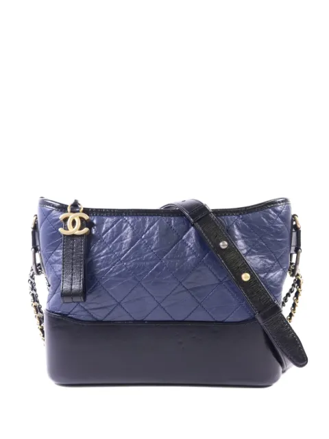CHANEL Pre-Owned Gabrielle CC chain shoulder bag Blue GABRIELLEMEDIUM