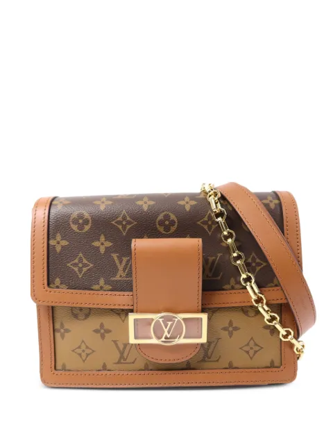 Louis Vuitton Pre-Owned MM Dauphine Monogram Reverse shoulder bag Brown M44391