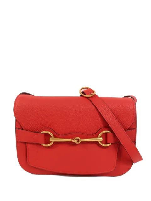Gucci Pre-Owned Horsebit cross body bag Red 353231