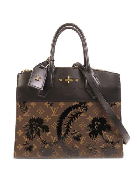 Louis Vuitton Pre-Owned City Steamer Monogram tote bag Black M43606