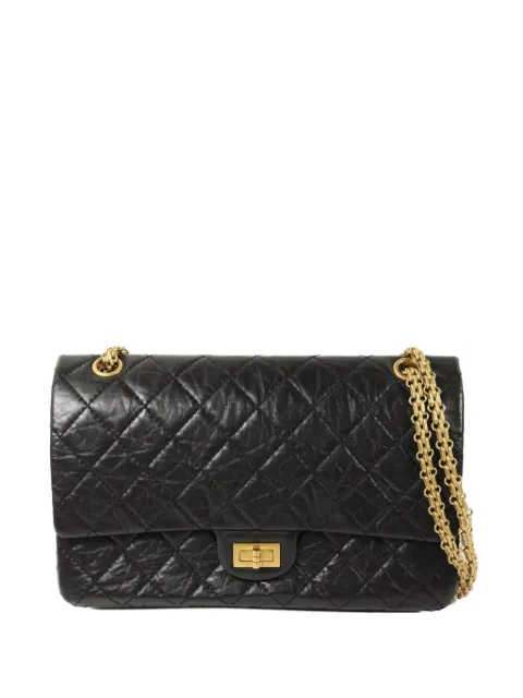 CHANEL Pre-Owned medium 2.55 quilted shoulder bag Black 255MEDIUM