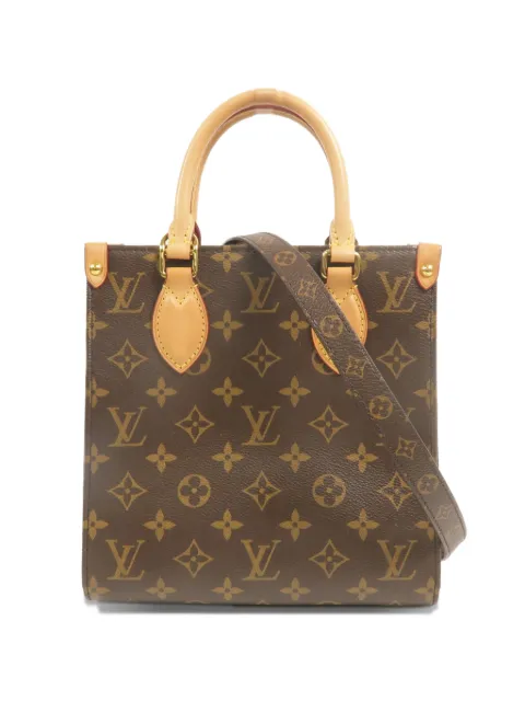 Louis Vuitton Pre-Owned BB Sac Plat Monogram canvas tote bag Brown M46265