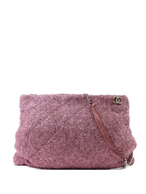 CHANEL Pre-Owned quilted CC shoulder bag Pink TOTEBAG