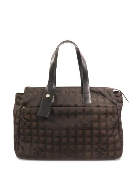 CHANEL Pre-Owned CC logo-print shoulder bag Brown VINTAGETOTEBAG