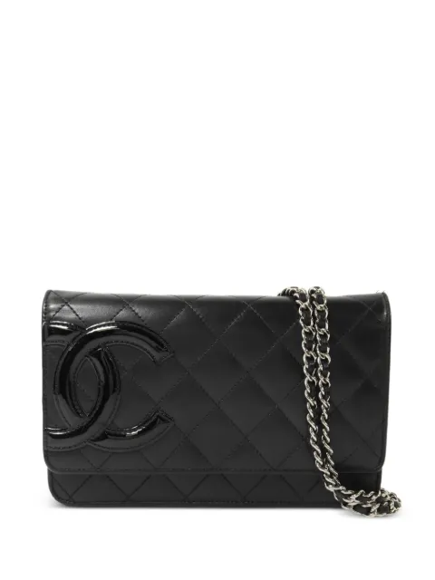 CHANEL Pre-Owned CC Cambon shoulder bag Black WOC