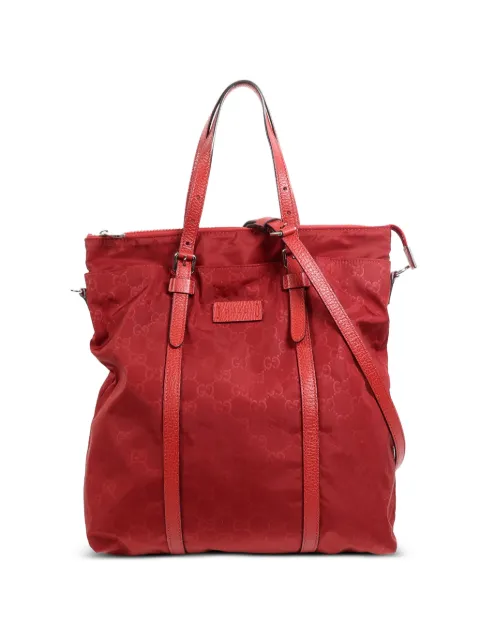 Gucci Pre-Owned GG two-way tote bag Red 510333