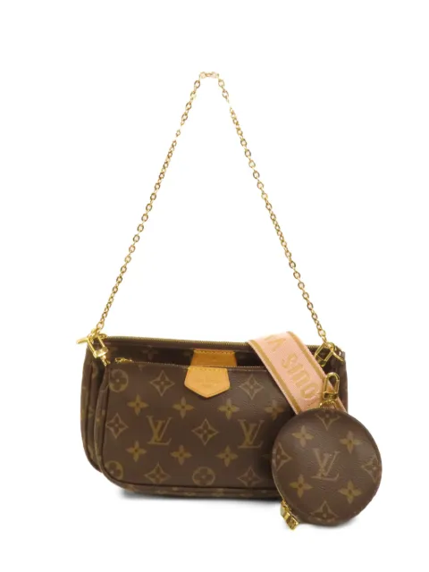 Louis Vuitton Pre-Owned Multi Pochette logo shoulder bag Brown M44840
