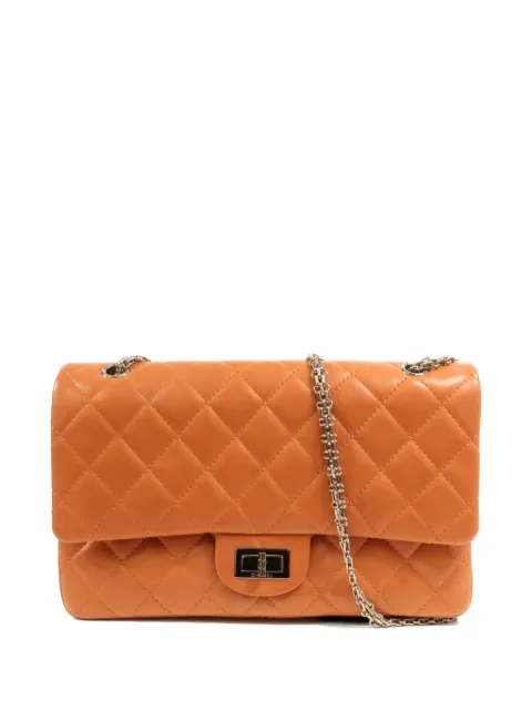 CHANEL Pre-Owned Jumbo quilted shoulder bag Orange 255JUMBO