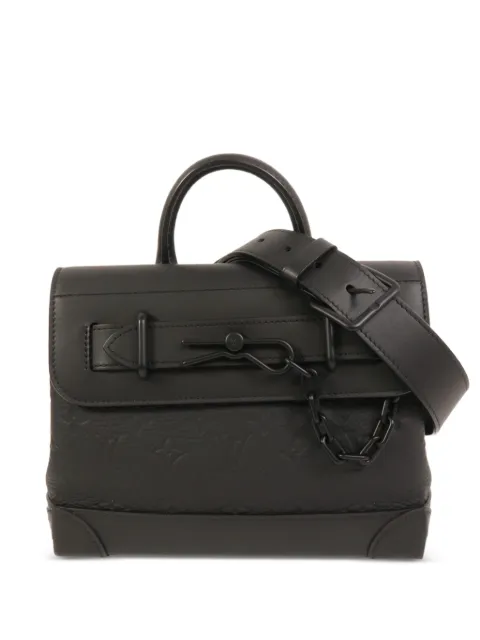Louis Vuitton Pre-Owned PM Steamer two-way calfskin tote bag Black M24436