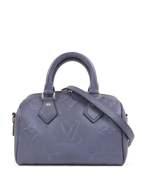 Louis Vuitton Pre-Owned Monogram Emlièrepreinte Speedy Bandou 20 tote bag Blue M58958