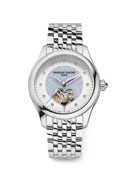 Frederique Constant Classics Double Heart Beat 36mm watch Blue FC313OBD3B6B