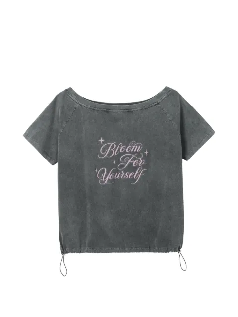 b+ab off-shoulder T-shirt Grey 6U667AS