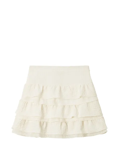 b+ab ruffled A-line mini skirt White 6U657AS