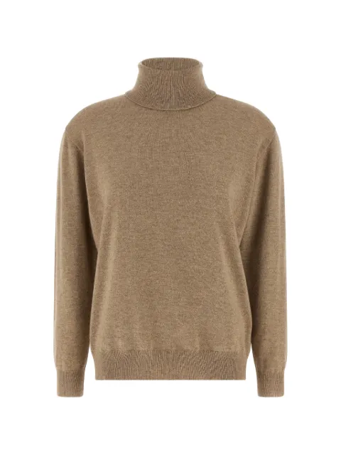 Brunello Cucinelli cashmere roll-neck sweater Neutrals M12150103PC07