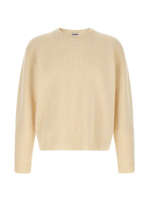 Jil Sander Fisherman's Rib sweater Neutrals J22GP0305J14848