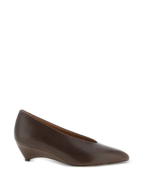 Jil Sander Arc arched-heel pumps Brown J15WL0067P7689