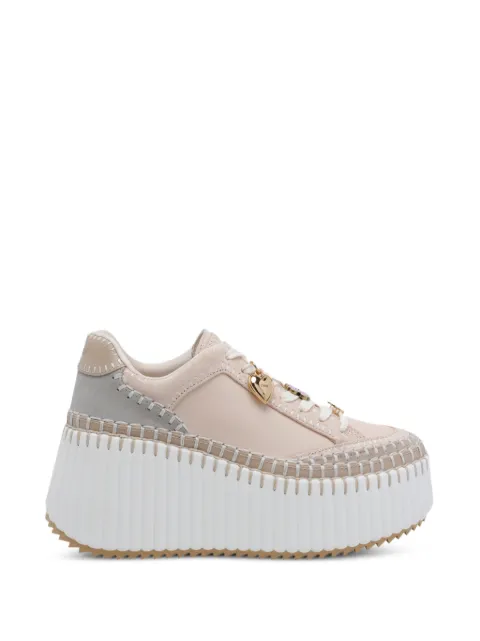 Chloé Nama wedge sneakers Neutrals CH26U02IWW